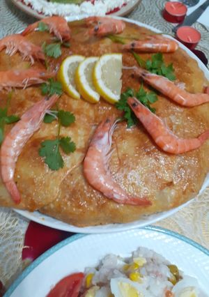 صورة لوصفة بسطيلة الحوت بطريقة تكلو صباعكوم وراها😋