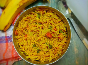 A picture of Vermicelli pulao.