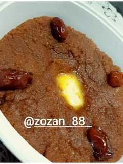 صورة لوصفة عصيدة التوفي