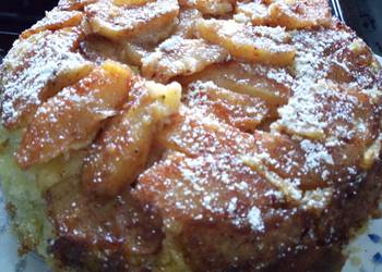 Unique Cuisine Apple upside down cake Delicious Perfect Unique Cuisine Apple upside down cake Delicious Perfect