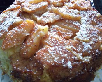 How To Cooking Recipe Apple upside down cake Delicious