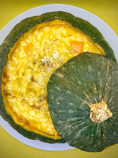Foto di Risotto con la zucca dentro la zucca