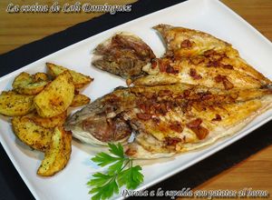 Foto principal de Dorada a la espalda con patatas al horno, fácil y deliciosa