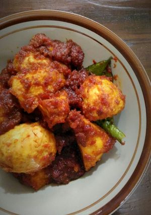 Foto resep Telur bumbu bali