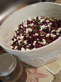 A picture of Beet Salad.