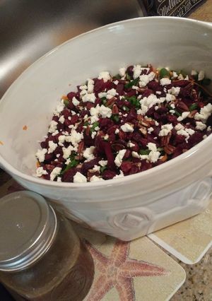 A picture of Beet Salad.