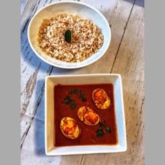 A picture of Kolhapuri Boiled Eggs Gravy.