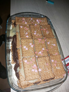 Una foto de Pastel de galleta de toda la vida