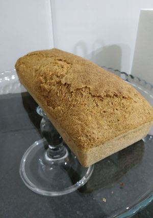 Una foto de Pan de lino dorado al horno con especias- Dukan