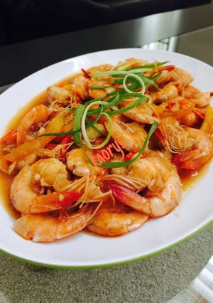 Foto resep Udang saos madu