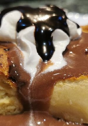 Gyümölcsös piskóta szelet recept fotója