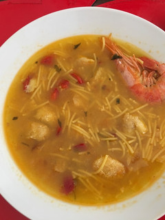 Una foto de Sopa de pescadores