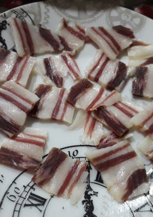 Foto principal de Tocino de veta o panceta ibérica curada