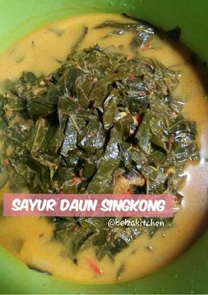 Foto resep Sayur Daun Singkong (Gulai Daun Singkong)