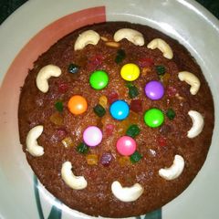 A picture of Sooji/ rawa eggless cake.