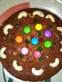 A picture of Sooji/ rawa eggless cake.