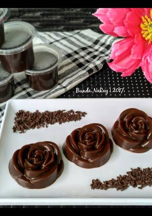 Foto resep Double Choco Puding
