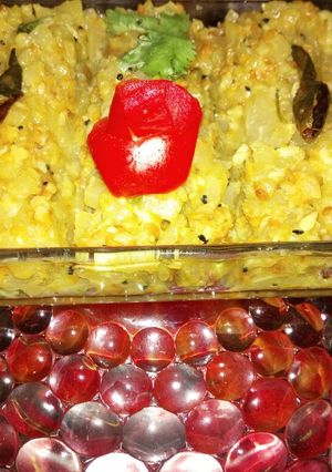 A picture of Bottle Gourd Curry with Moong Dal.