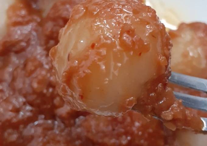 Ternyata begini lho! Resep membuat Cilok bumbu kacang  sedap