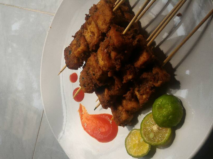 Resep: Sate tahu bumbu kacang Bunda Pasti Bisa