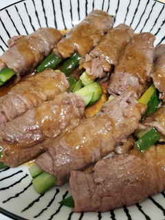 小黃瓜牛肉捲 的食譜成品照片