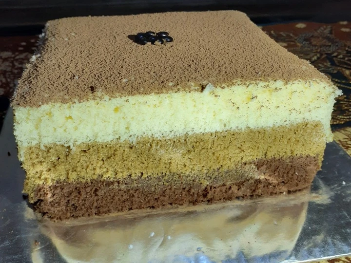 Cara Gampang Membikin Resep Bolu kukus tiramisu yang Sempurna Anti Ribet, Menggugah Selera