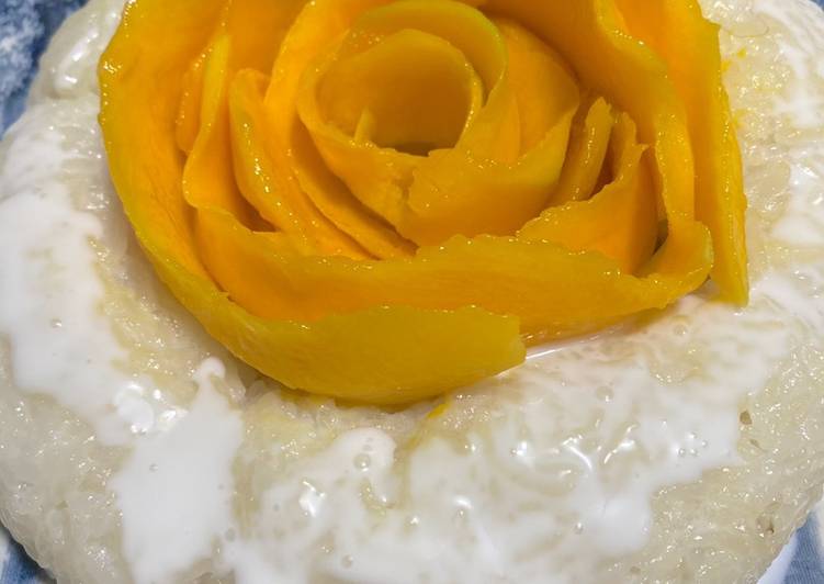 Cara olah Mango Sticky Rice  yang Enak