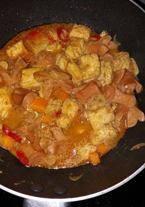 Foto resep Gulai tahu sosis
