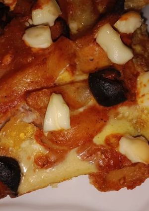 صورة لوصفة أسهل طريقة قراتان بطاطا مقلية مع صلصة الطماطم وبيض وجبن طري 🥔🍅🥚🧀
