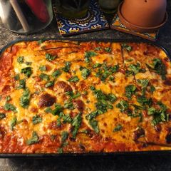 A picture of Eggplant Lasagna.