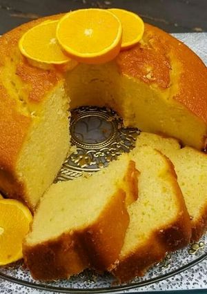 صورة لوصفة كيكة البرتقال 👌😊💟