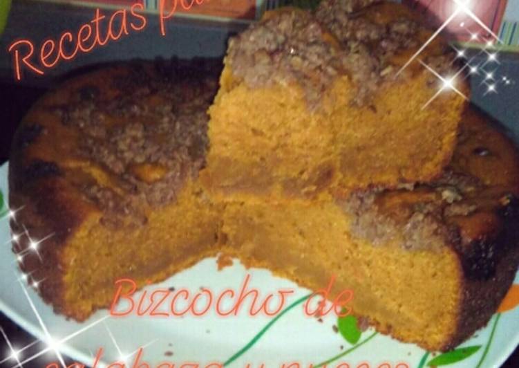 Bizcocho casero de calabaza y nueces en Thermomix 💠ðŸ’