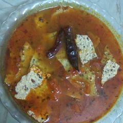 Papad ki sabzi A picture of Papad ki sabzi.