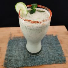A picture of Cool cucumber chaas.