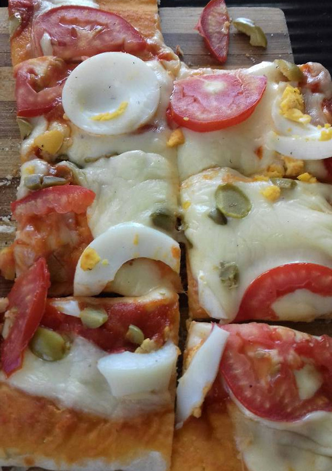 Una foto de Pizza a la parrilla