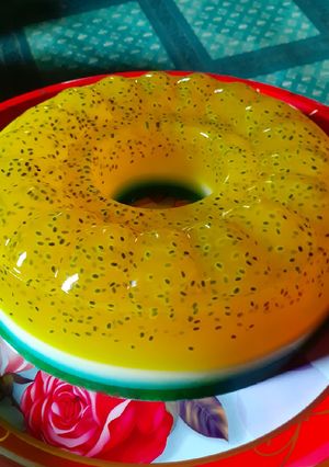 Foto resep 10. Puding Semangka Kuning