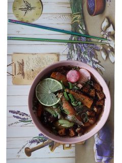 Vegán Pho leves recept fotója