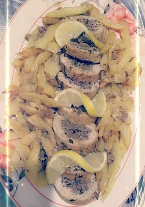 صورة لوصفة رولي الدجاج بالجبن