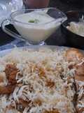 Chicken mandi with dukka