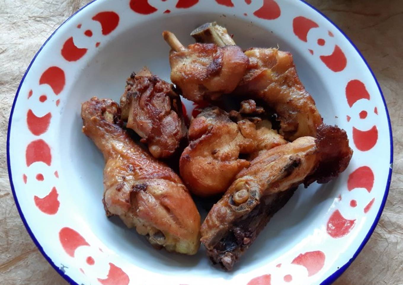 Ayam goreng ungkep bumbu geprek