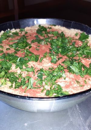 Una foto de Hummus de garbanzos
