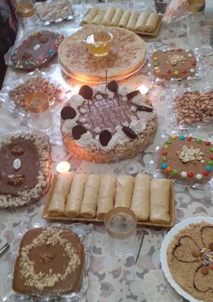 صورة لوصفة كيكة لأعياد الميلاد