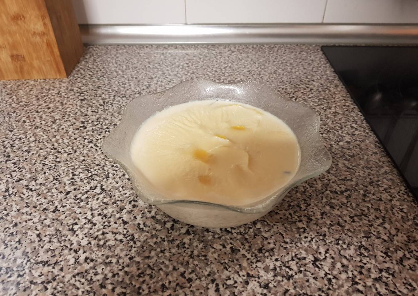 Arroz con leche con sacarina