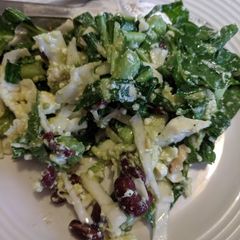 A picture of Tali: Collard greens salad.