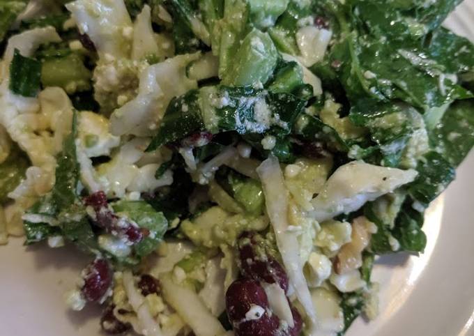 Steps to Make Super Quick Homemade Tali: Collard greens salad