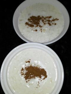 Una foto de Arroz con leche de soja