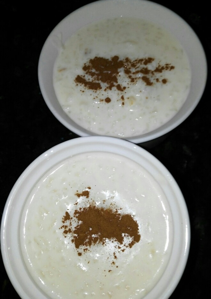 Una foto de Arroz con leche de soja