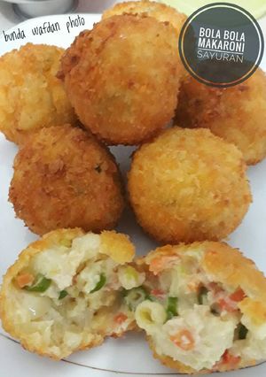 Foto resep Bola bola Makaroni Sayuran