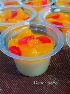 Foto resep Fruit coktail silky puding