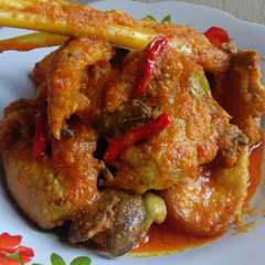 A picture of Rica-rica ayam.